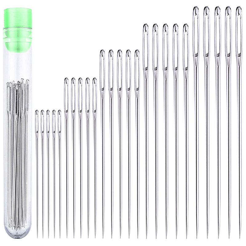 Leatherwork Hand Sewing Needles - 25 Adet Büyük Gözlü El Dikiş