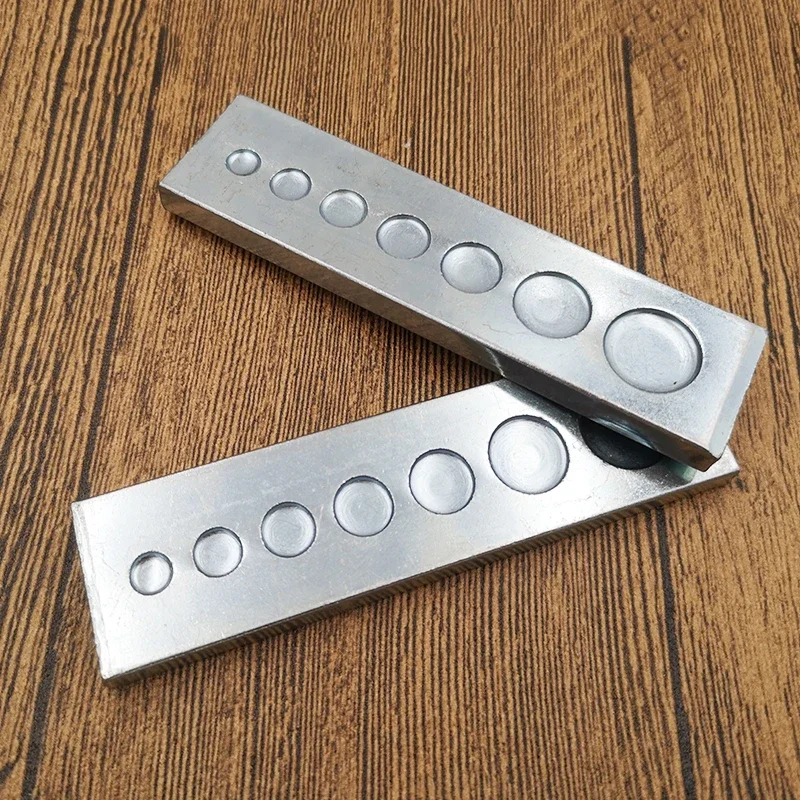Leatherwork Rivet Setter - 7 in 1 Alt Plaka Perçin