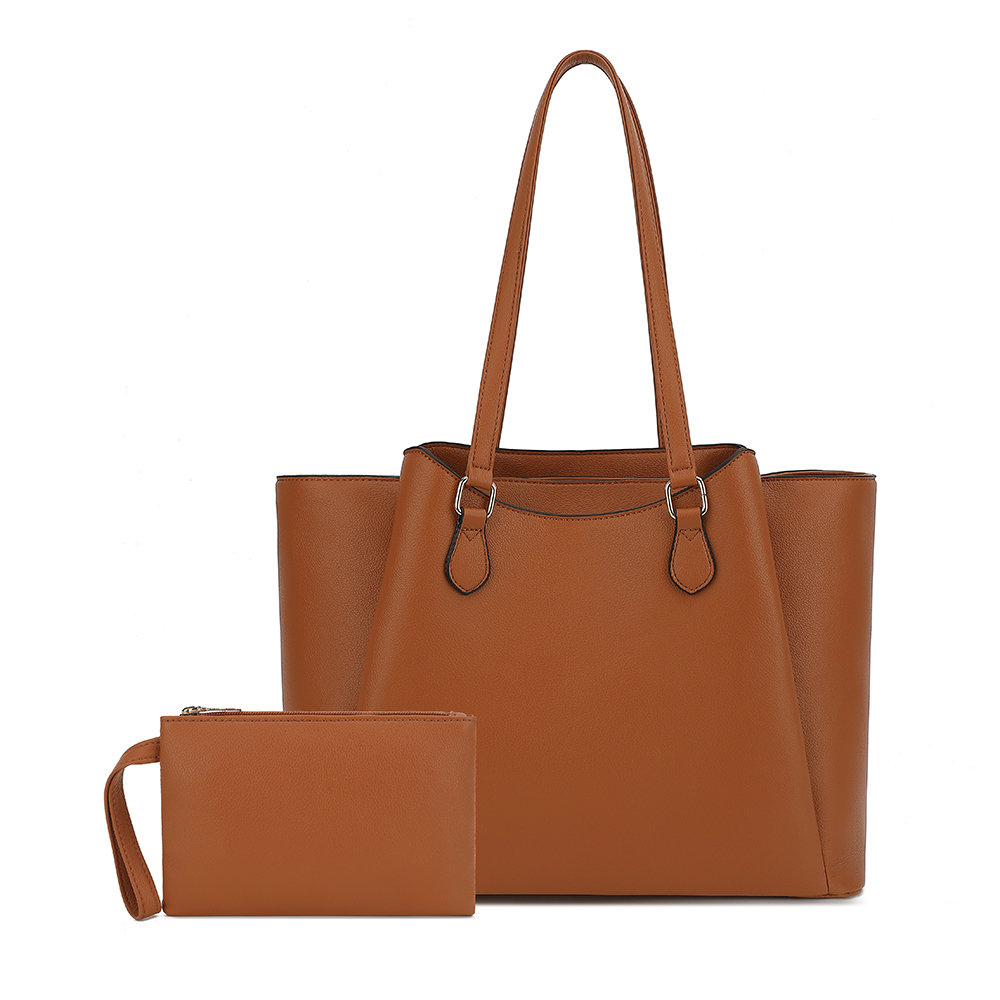 Leather Works - Kadınlar için Tote Çanta, Büyük PU