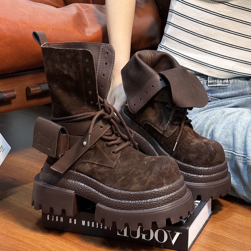 Youtube Leatherwork - Süet Deri Eski Büyük Başlı Kovboy