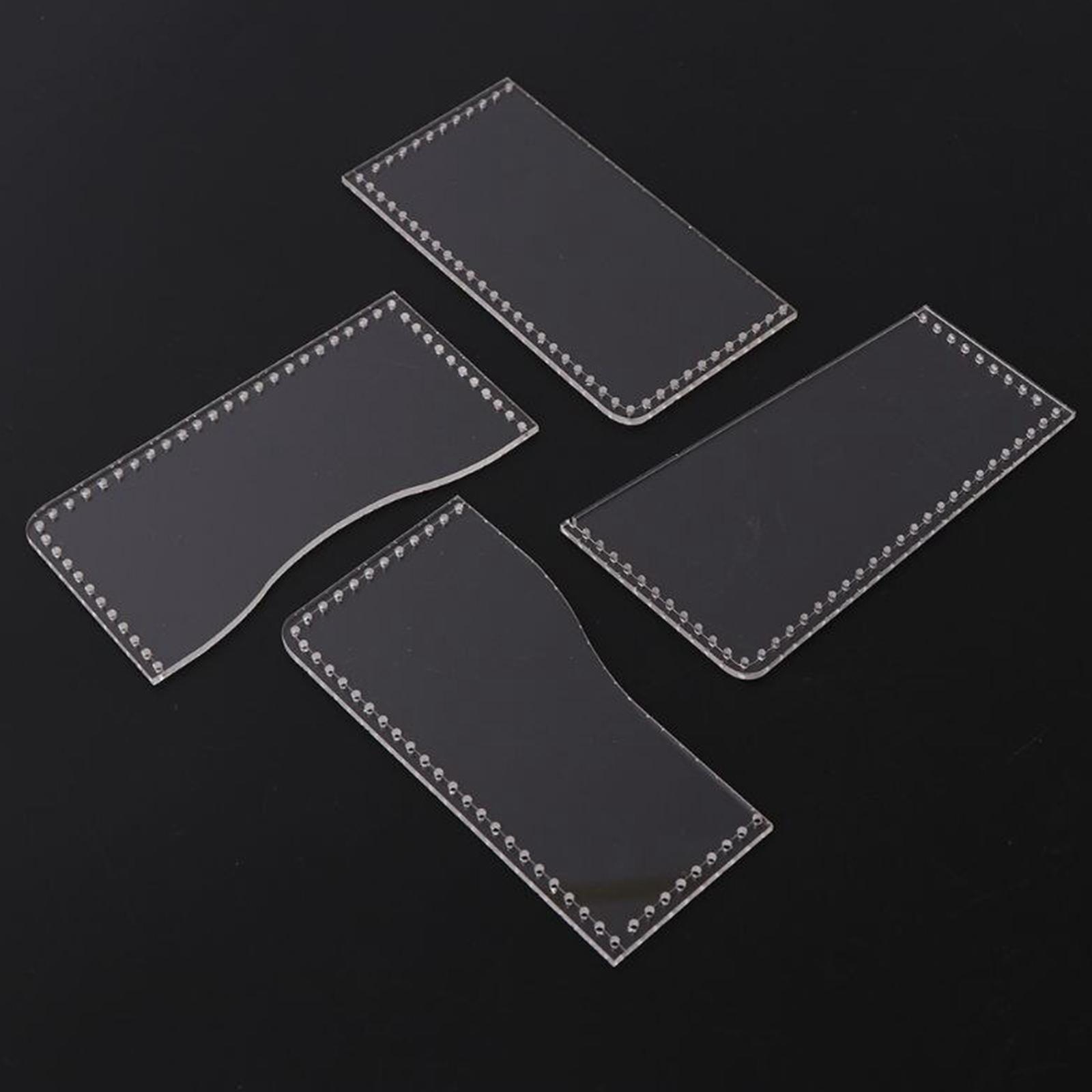 Leatherwork Templates - Akrilik Deri Cüzdan Kartlık Çanta Desen