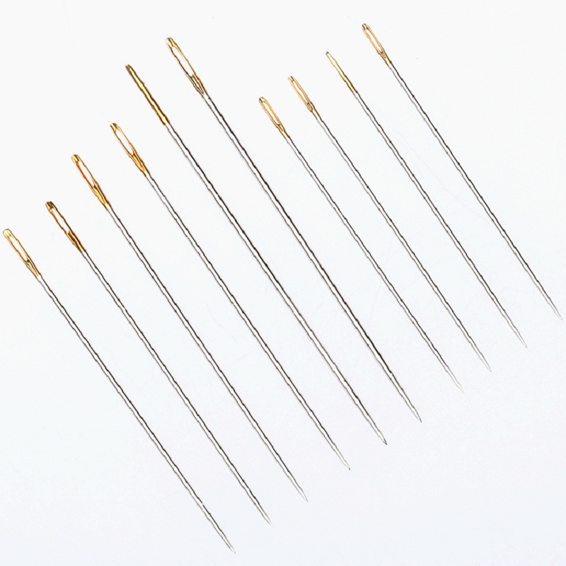 Leatherwork Hand Sewing Needles - 10 adet Çeşitli Boyutlarda Leathercraft Dikiş