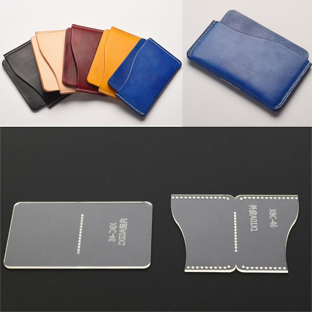 Leatherwork Templates - Akrilik Deri İşletme Şablonu Kartlık Çanta