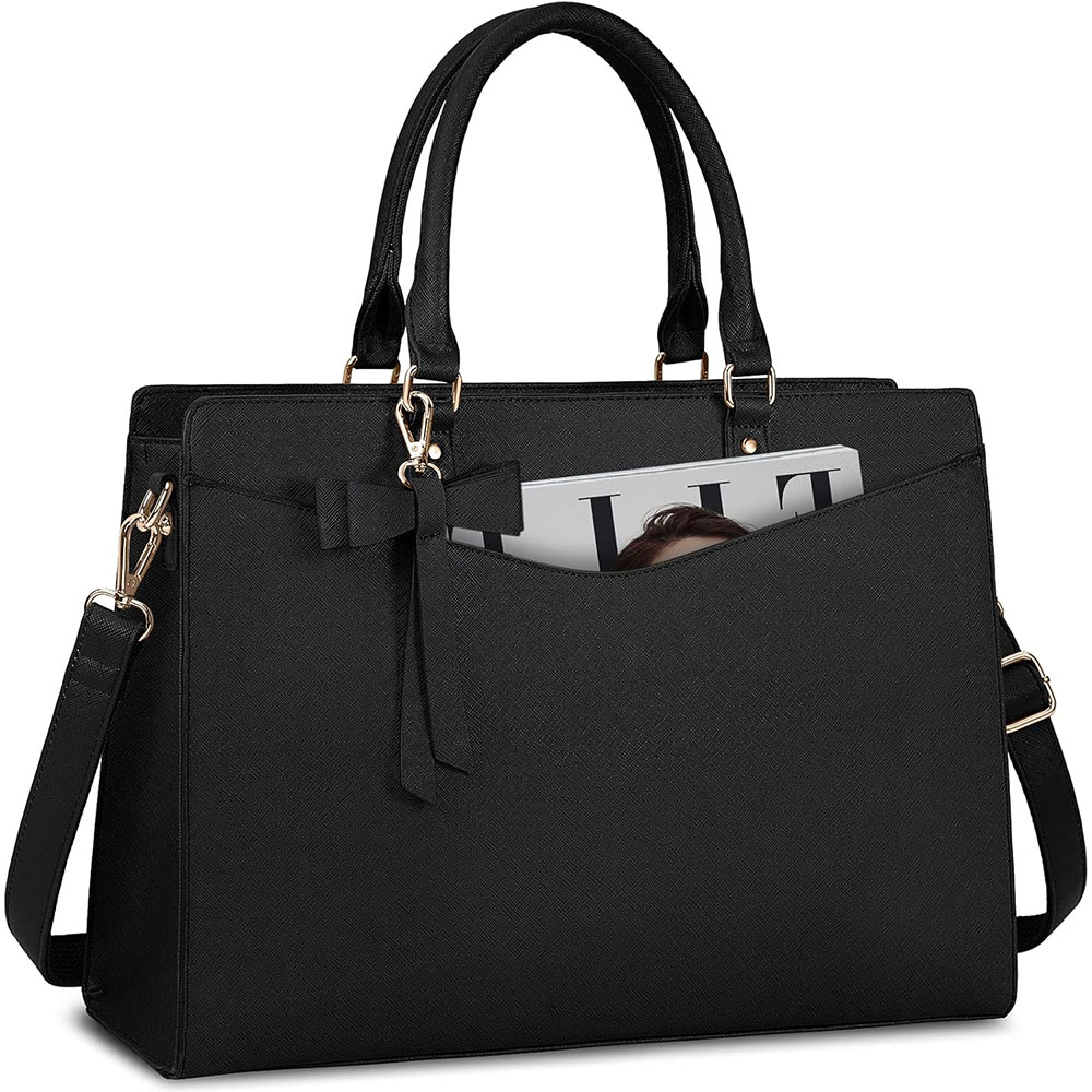 Leather Work Bag Laptop - Kadınlar için Laptop Çantası 15.6 Inç
