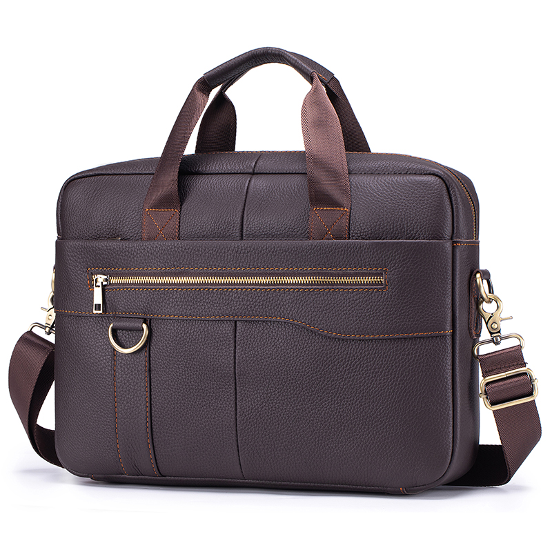 Leather Work Bag Laptop - Erkek Vintage Hakiki Deri Evrak Çantası