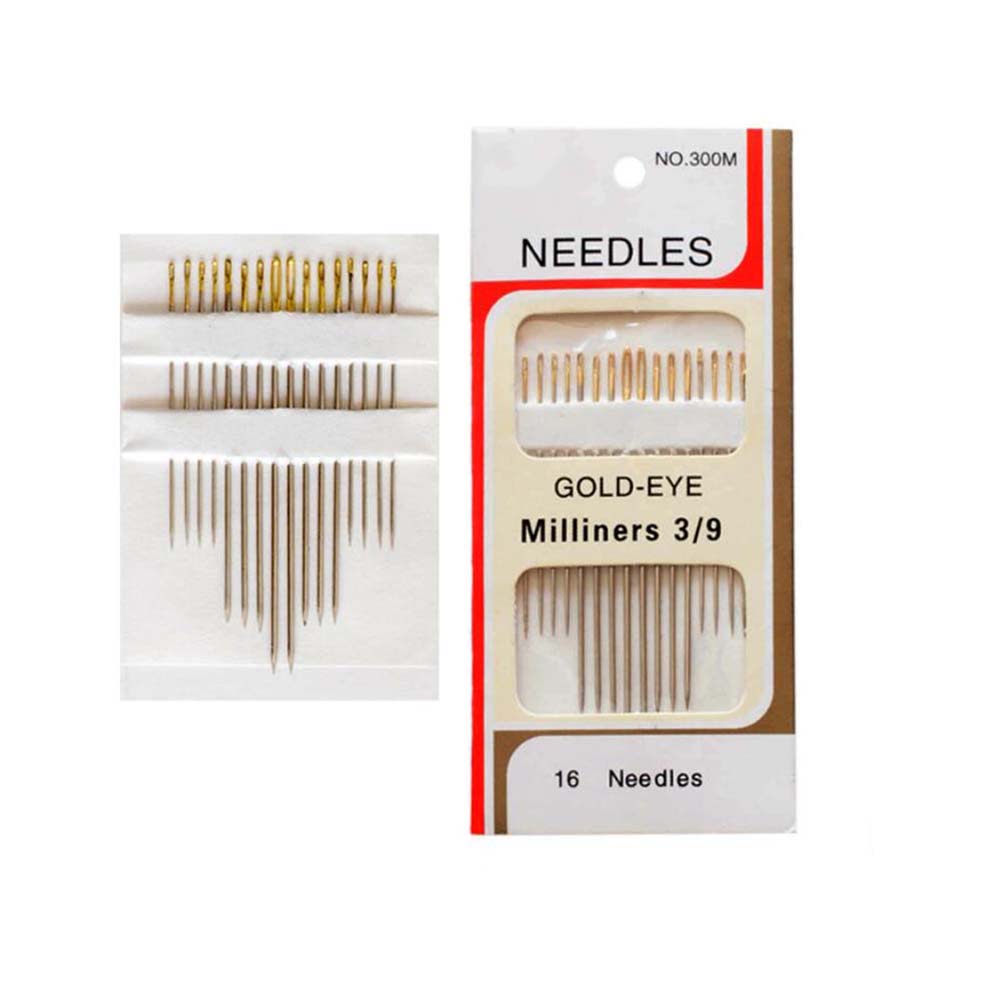 Leatherwork Hand Sewing Needles - Büyük Gözlü Kendinden İplik Geçirmeli El