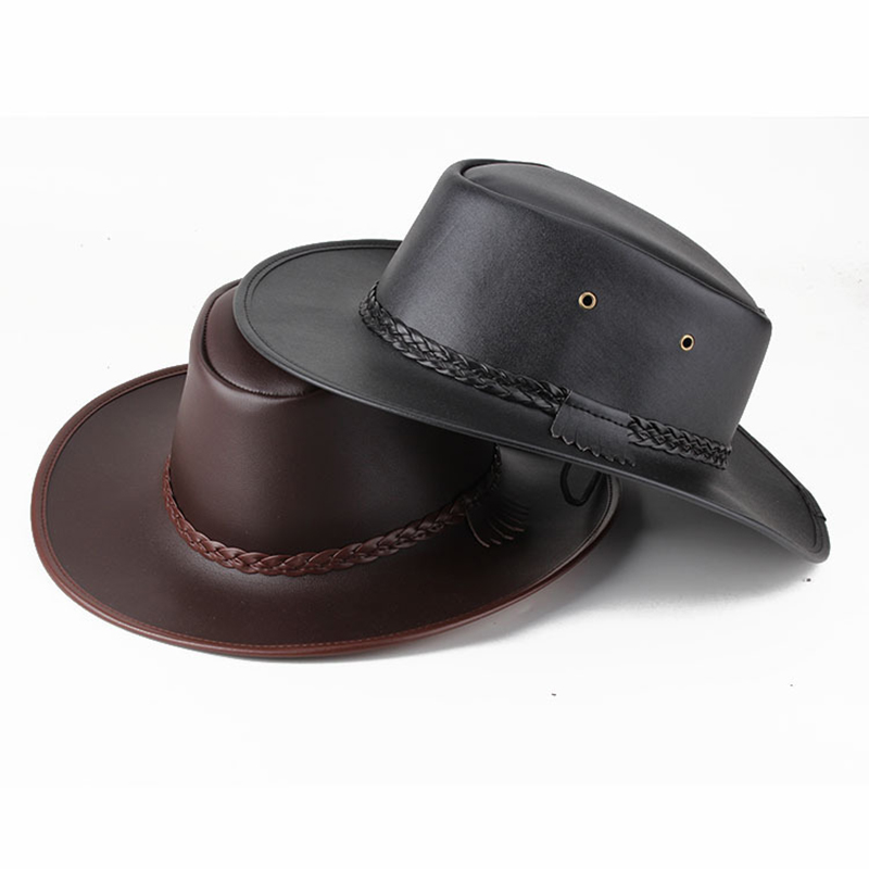 Leather Work Hat - Karl Heisenberg Cosplay Kostümleri Oyunu Biohazard