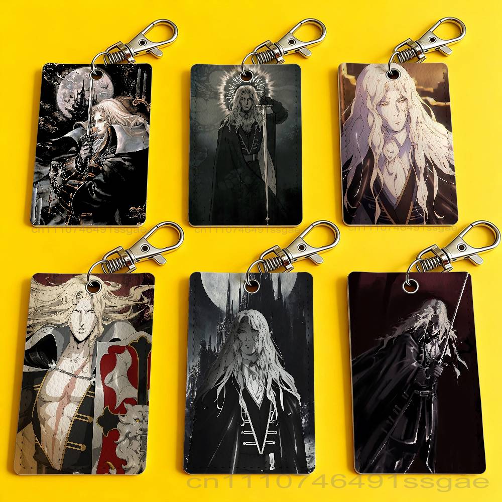 Leather Works - Oyun C-Castlevania Alucard Rozet Tutucu Anahtarlık