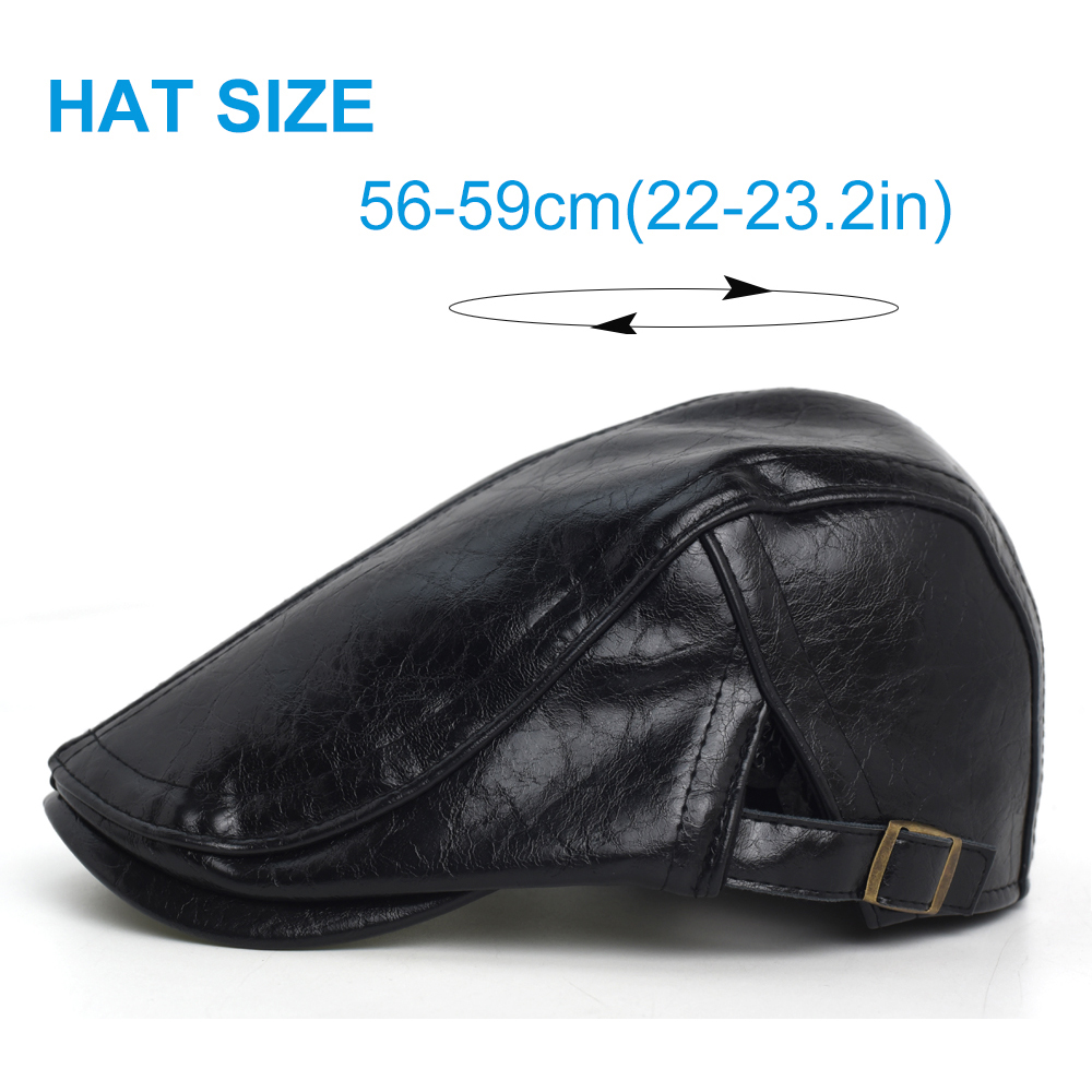 PU Gazeteci Şapkası Erkek Kadı - Leather Work Hat incelemesi ve fiyatı