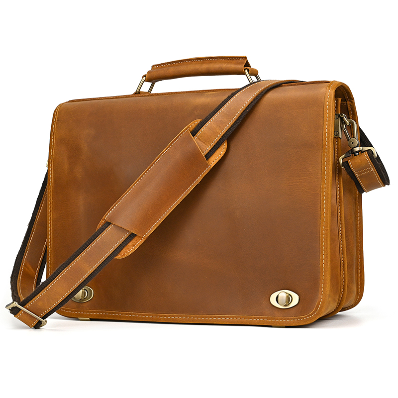 Özelleştirmek hakiki deri Lapt - Leather Work Bag Laptop incelemesi ve fiyatı