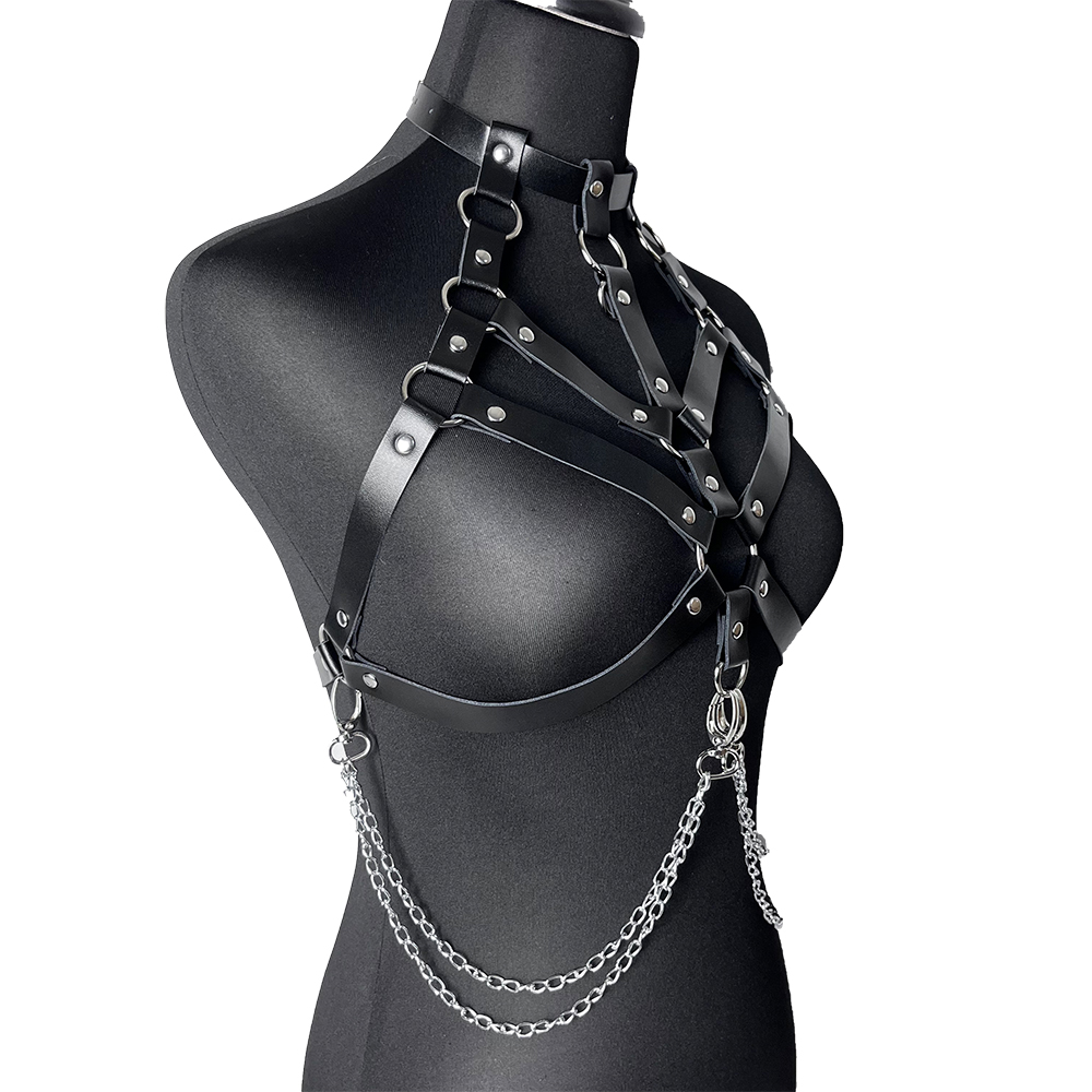 Deri iç çamaşırı kadın esaret  - Leather Work Harness incelemesi ve fiyatı