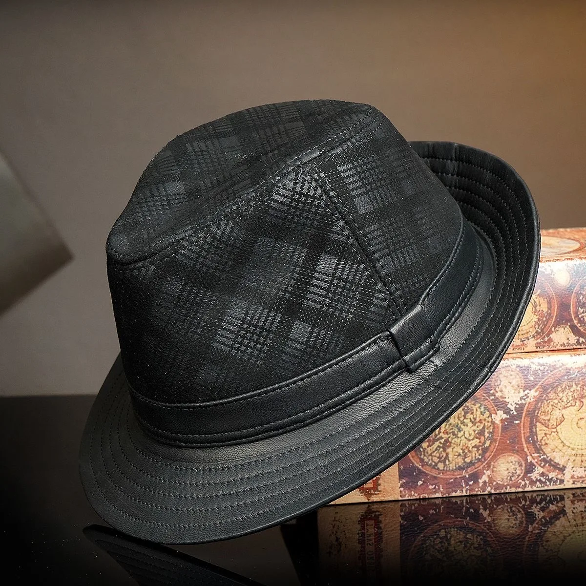 Erkekler İçin Beyefendi Retro  - Leather Work Hat incelemesi ve fiyatı