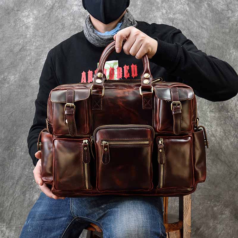 Erkek hakiki deri evrak çantas - Leather Work Bag Laptop incelemesi ve fiyatı