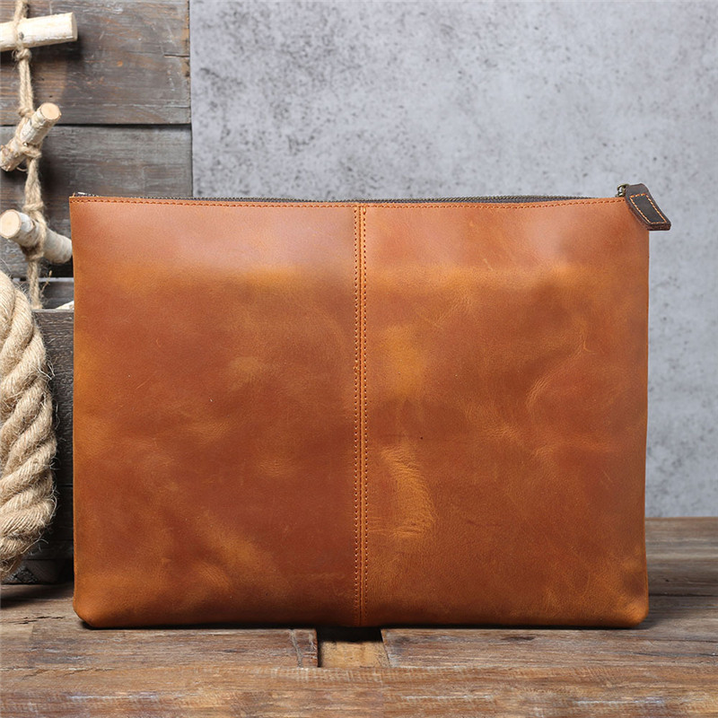 Vintage el yapımı hakiki deri  - Leather Work Bag Laptop incelemesi ve fiyatı