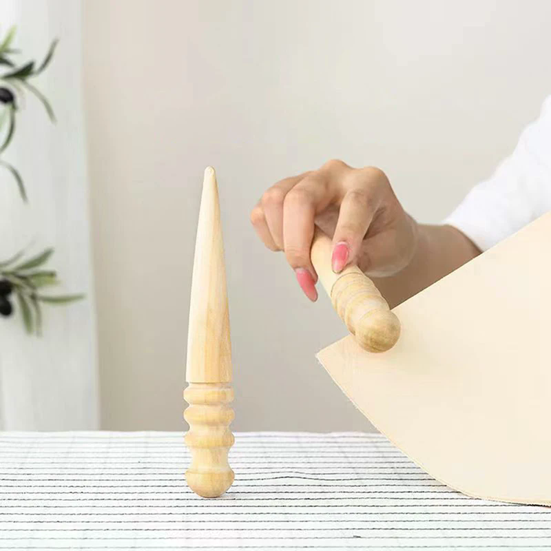 Ahşap deri, masif ahşap yuvarl - Used Leatherwork Tools incelemesi ve fiyatı