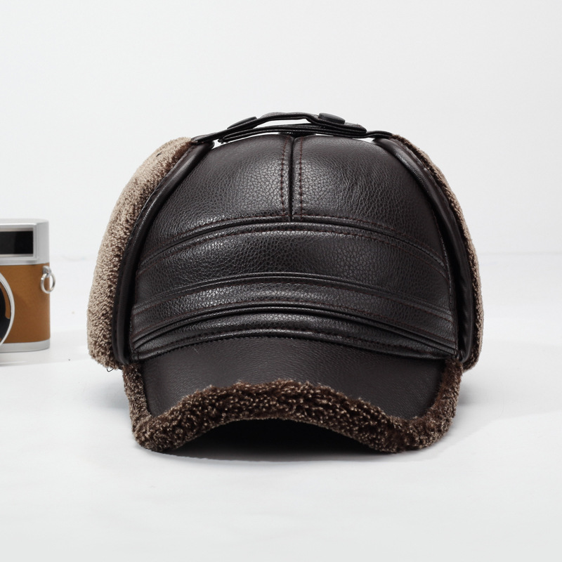 2026 Yeni PU Deri Kışlık Erkek - Leather Work Hat incelemesi ve fiyatı
