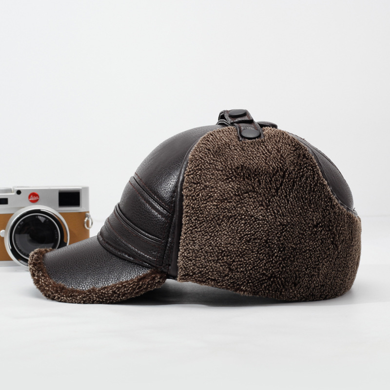 2026 Yeni PU Deri Kışlık Erkek - Leather Work Hat incelemesi ve fiyatı
