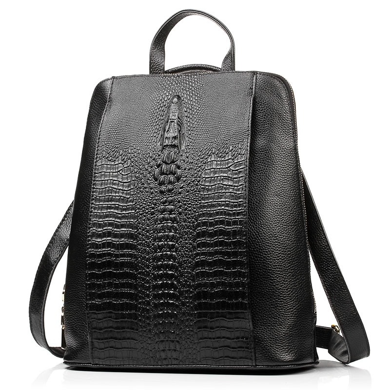 Zency Kadın Timsah Derisi Sırt - Leather Work Bag Laptop incelemesi ve fiyatı